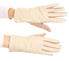 Load image into Gallery viewer, Emie Quilted and Lace Super Soft Warm Driving Gloves Touch Screen Capable
