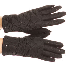 Load image into Gallery viewer, Emie Quilted and Lace Super Soft Warm Driving Gloves Touch Screen Capable
