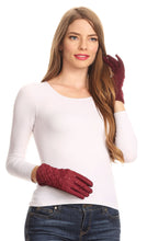 Load image into Gallery viewer, Emie Quilted and Lace Super Soft Warm Driving Gloves Touch Screen Capable
