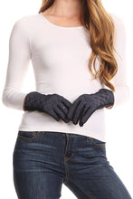 Load image into Gallery viewer, Emie Quilted and Lace Super Soft Warm Driving Gloves Touch Screen Capable
