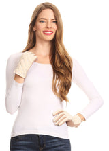 Load image into Gallery viewer, Emie Quilted and Lace Super Soft Warm Driving Gloves Touch Screen Capable
