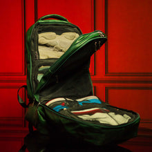 Charger l&#39;image dans la galerie, Emerald Green Leather Luxury Carry-On Backpack (Patented Signature Design)
