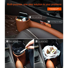 Load image into Gallery viewer, Leather Car Seat Gap Filler - Vegan leather - Imported
