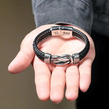 Charger l&#39;image dans la galerie, Fashion Irregular Graphic Accessories Men&#39;s Leather Bracelet
