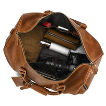 Load image into Gallery viewer, The Dagny Weekender | Large Leather Duffle Bag
