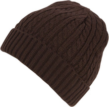 Charger l&#39;image dans la galerie, Cable Knitted Solid Color Fashion Winter Beanie / Cap / Hat
