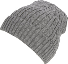 Charger l&#39;image dans la galerie, Cable Knitted Solid Color Fashion Winter Beanie / Cap / Hat
