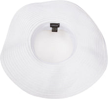 Charger l&#39;image dans la galerie, Daisy UPF 50+ 100% Paper Straw Flower Accent Wide Brim Floppy Hat
