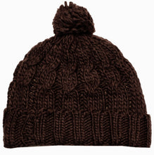 Charger l&#39;image dans la galerie, Pom Pom Cable Knit Cuffed Winter Beanie/ Hat/ Cap ( 8 Colors )
