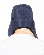 Load image into Gallery viewer, Esty Adjustable Chin Buckle Faux Fur Lined Face Mask Unisex Trooper Hat
