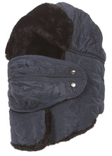 Load image into Gallery viewer, Dab Unisex Faux Fur Chin Strap Removable Face Mask Winter Cold Trooper Hat

