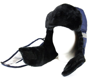 Dab Unisex Faux Fur Chin Strap Removable Face Mask Winter Cold Trooper Hat