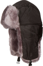 Charger l&#39;image dans la galerie, Martin Adjustable Casual Aviator Ushanka Trapper Hat Faux Fur Lined
