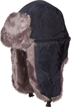 Charger l&#39;image dans la galerie, Martin Adjustable Casual Aviator Ushanka Trapper Hat Faux Fur Lined
