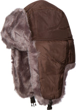 Charger l&#39;image dans la galerie, Martin Adjustable Casual Aviator Ushanka Trapper Hat Faux Fur Lined

