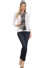 Load image into Gallery viewer, Robin Unisex Ribbed Knit Heather Beanie Hat And Scarf Set
