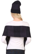 Load image into Gallery viewer, Robin Unisex Ribbed Knit Heather Beanie Hat And Scarf Set
