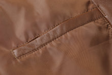 Cargar imagen en el visor de la galería, REED Chaqueta deportiva de piel de cordero premium para hombre (importada)
