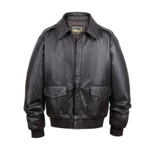 Load image into Gallery viewer, REED Men&#39;s Premium Leather Aviator Bomber Jacket - Imported

