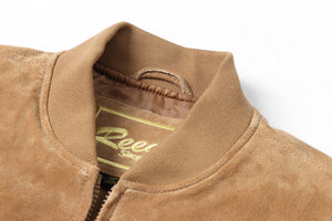 REED Men's Baseball Suede Leather Jacket (Imported)