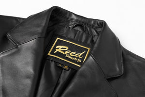 REED Men's Premium Lamb Skin Leather Blazer (Imported)