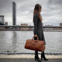 Load image into Gallery viewer, The Dagny Weekender | Large Leather Duffle Bag
