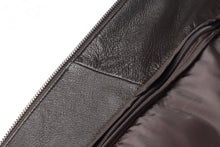 Cargar imagen en el visor de la galería, REED Men&#39;s American Style Bomber Genuine Leather Jacket - Imported

