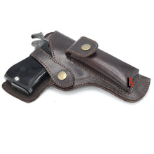Load image into Gallery viewer, Cowhide Leather Universal Gun Holster Concealed Carry Pistol Holsters
