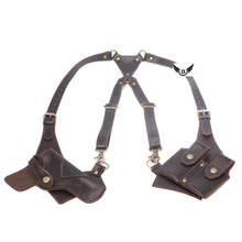 Load image into Gallery viewer, Cowhide Leather Vertical Concealed Holster Right and Left Handers Universal Size

