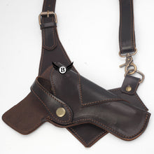 Load image into Gallery viewer, Cowhide Leather Vertical Concealed Holster Right and Left Handers Universal Size
