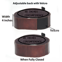 Load image into Gallery viewer, Cowhide Leather BRAVOBELT Belly Band Holster for Concealed Carry - Ambidextrous

