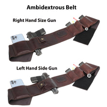 Load image into Gallery viewer, Cowhide Leather BRAVOBELT Belly Band Holster for Concealed Carry - Ambidextrous
