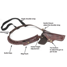 Load image into Gallery viewer, Cowhide Leather Vertical Concealed Holster Right Handers Universal Size

