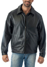 Cargar imagen en el visor de la galería, REED Men&#39;s Casual Leather Jacket Union Made in Detroit, USA
