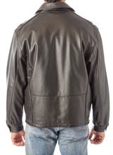 Cargar imagen en el visor de la galería, Big and Tall Casual Leather CowHide  Jacket Union Made in USA
