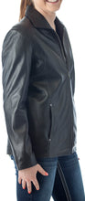 Cargar imagen en el visor de la galería, REED Women&#39;s Lambskin 26&quot; Classic Leather Jacket - Imported
