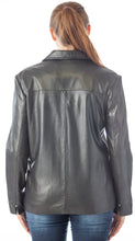 Load image into Gallery viewer, REED Women&#39;s Lambskin 26&quot; Classic Leather Jacket - Imported
