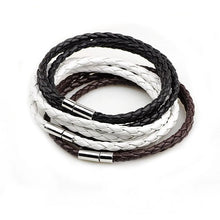 Load image into Gallery viewer, Colorful Fashion PU Braided Leather Bracelet - Vegan leather - Imported
