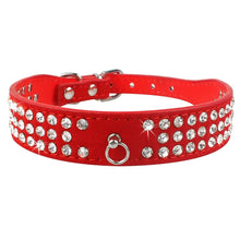 Charger l&#39;image dans la galerie, Puppy Cat Collars Adjustable Leather Bowknot
