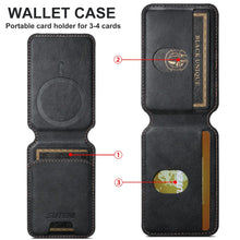 Charger l&#39;image dans la galerie, Luxury Leather Mobile Magnetic Card Holder
