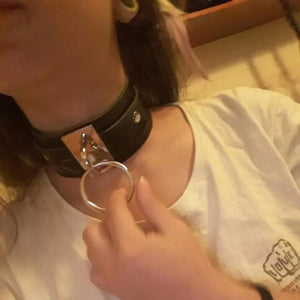 Leather Chocker Bandage Collar