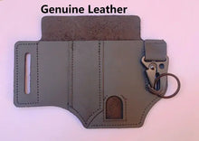 Load image into Gallery viewer, Tactical Multi Tool Belt Leather Bag - Vegan leather - Imported
