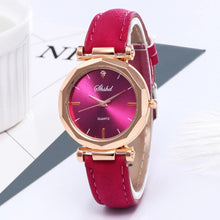 Load image into Gallery viewer, Fashion Women Leather Casual Watch - Vegan leather - Imported
