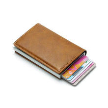 Load image into Gallery viewer, Credit Card Holder for Men Bank Cards Holders Leather - Vegan leather - Imported
