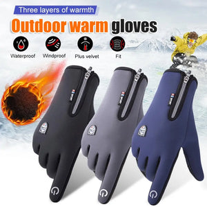 Gants de ski chauds d'hiver pour hommes