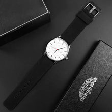 Load image into Gallery viewer, Leather Quartz Watch - Vegan leather - Imported
