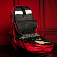 Load image into Gallery viewer, Red Leather Luxury Carry-On Backpack (Patented Signature Design)
