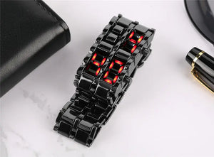 Reloj impermeable LED de lava