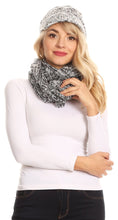 Charger l&#39;image dans la galerie, Coline Soft Heather Chunky Cable knit Hat and Scarf Set Warm Cozy Winter
