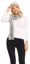 Charger l&#39;image dans la galerie, Coline Soft Heather Chunky Cable knit Hat and Scarf Set Warm Cozy Winter
